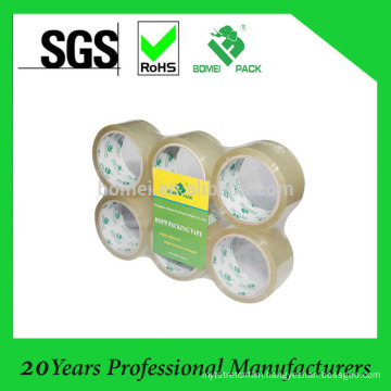 Clear Hot Melt Adhesive Jumbo Roll Packing BOPP Tape